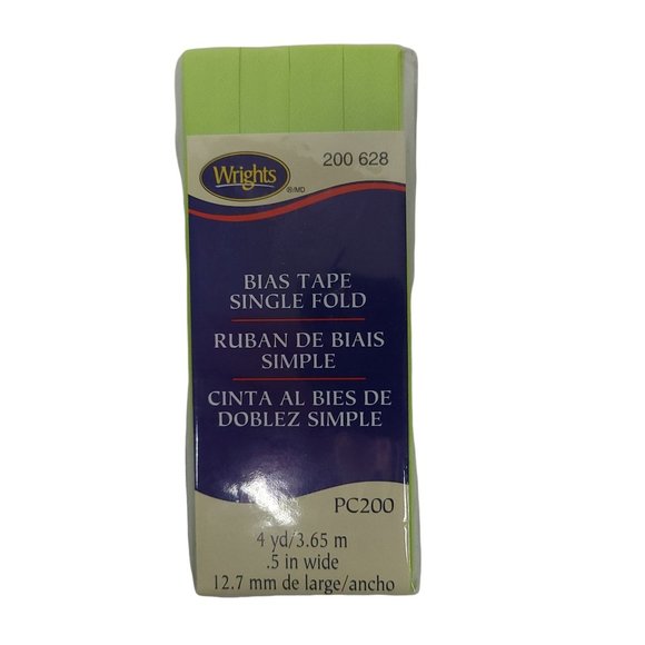 Wrights Bias Tape Single Double Fold Iron On Hem Tape Quilt Binding Bundle - Picture 7 of 8